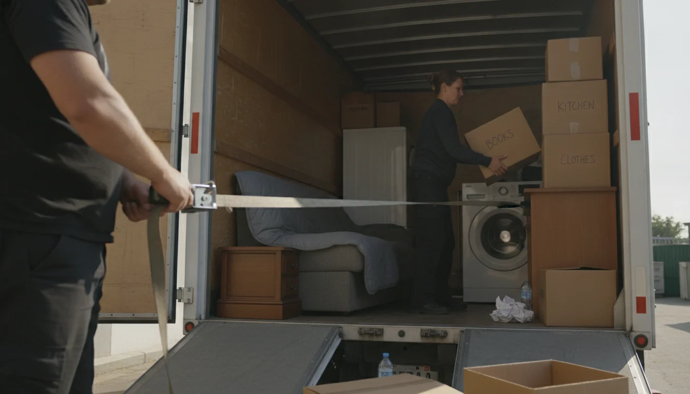 How to Load a Moving Truck: Size, Order, Straps, and Timing